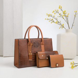 Ladies Top Handle Purses and Handbags Set