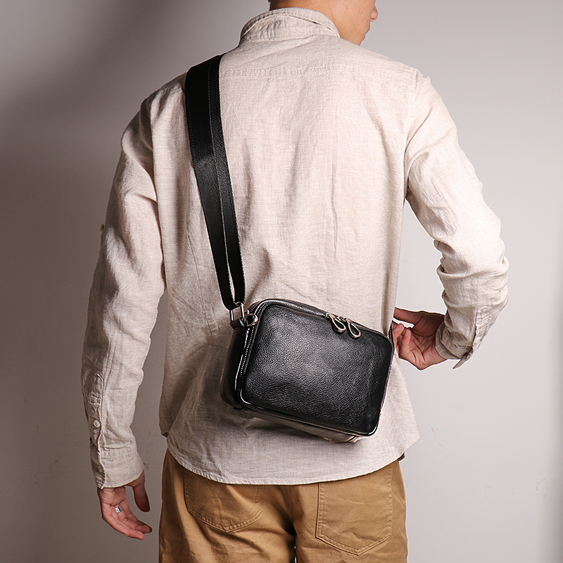 Leather Tote Crossbody Handbag, 25*11*19cm - Image 3