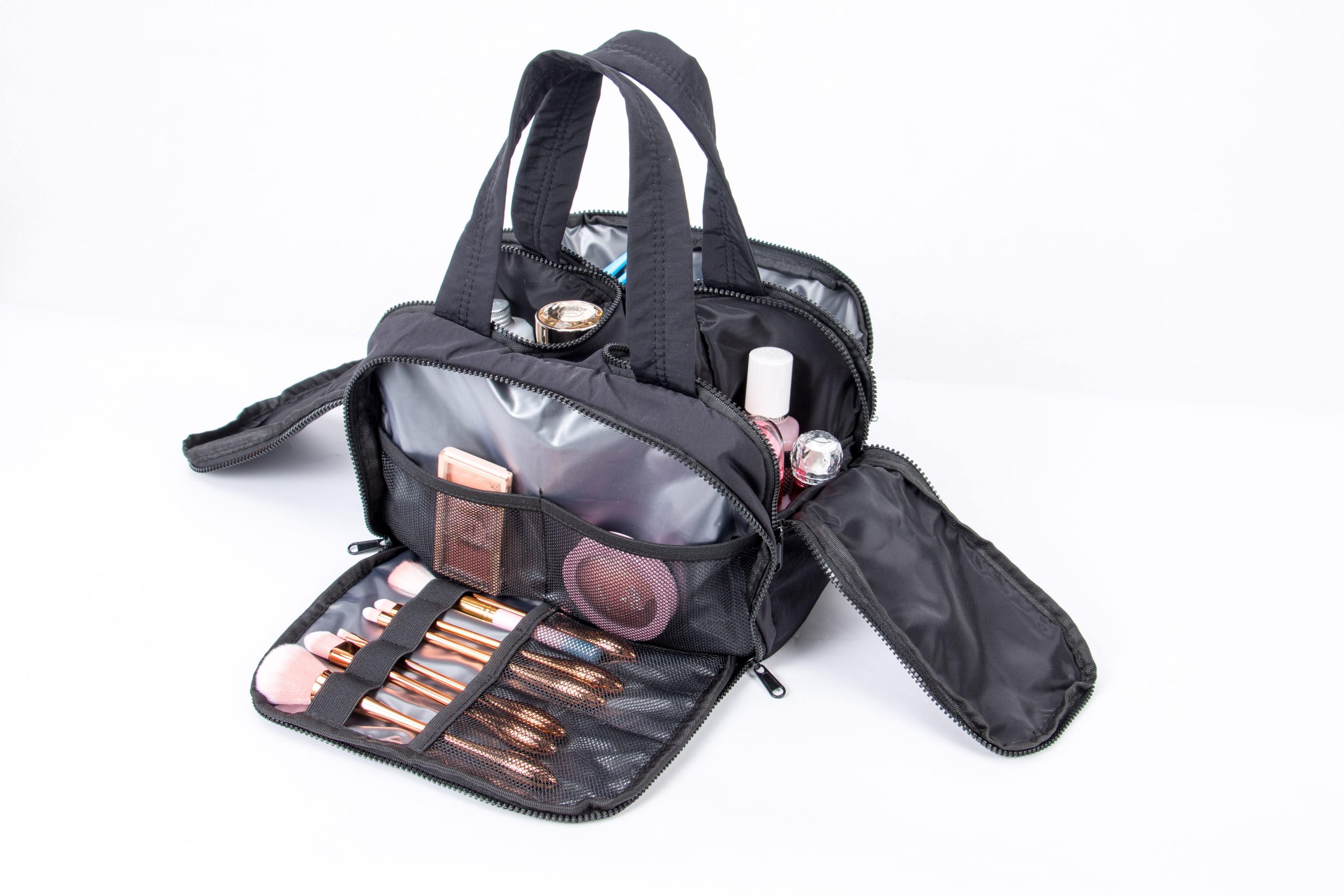 Leather Makeup Bag Organizer, 20*14*7.5cm - Image 4