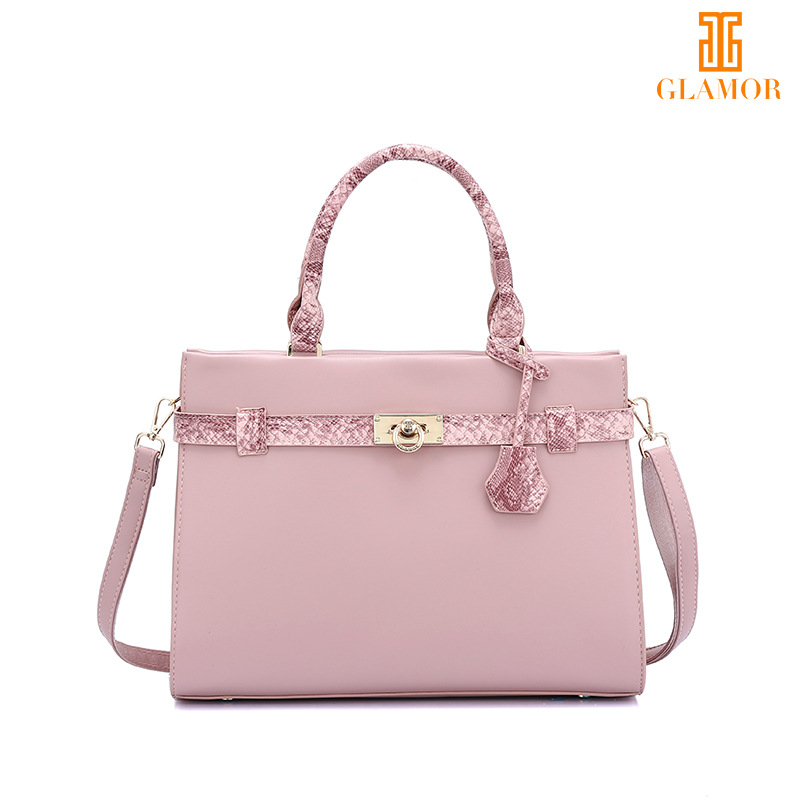 Durable Leather Tote Bags Handbag Sets for Women Ladies - Image 2