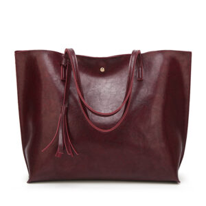 Oversized Leather Tote Shopping Bag 47*31*11cm / 59*36*13cm