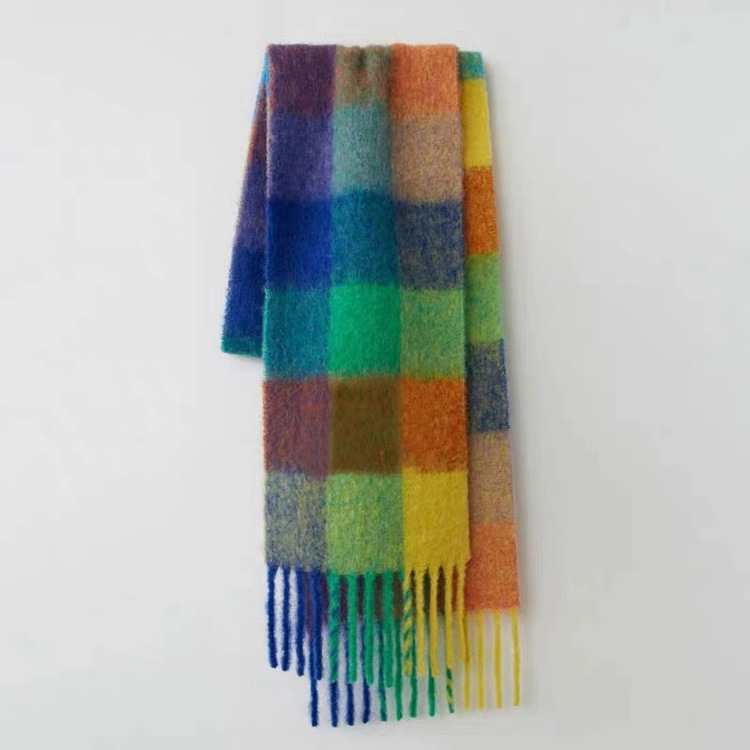 Classic Design Wool Scarves, 190*65cm - Image 2