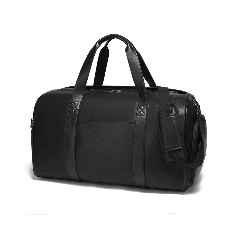 Leather Travel Duffel Bag Luggage Business Bag