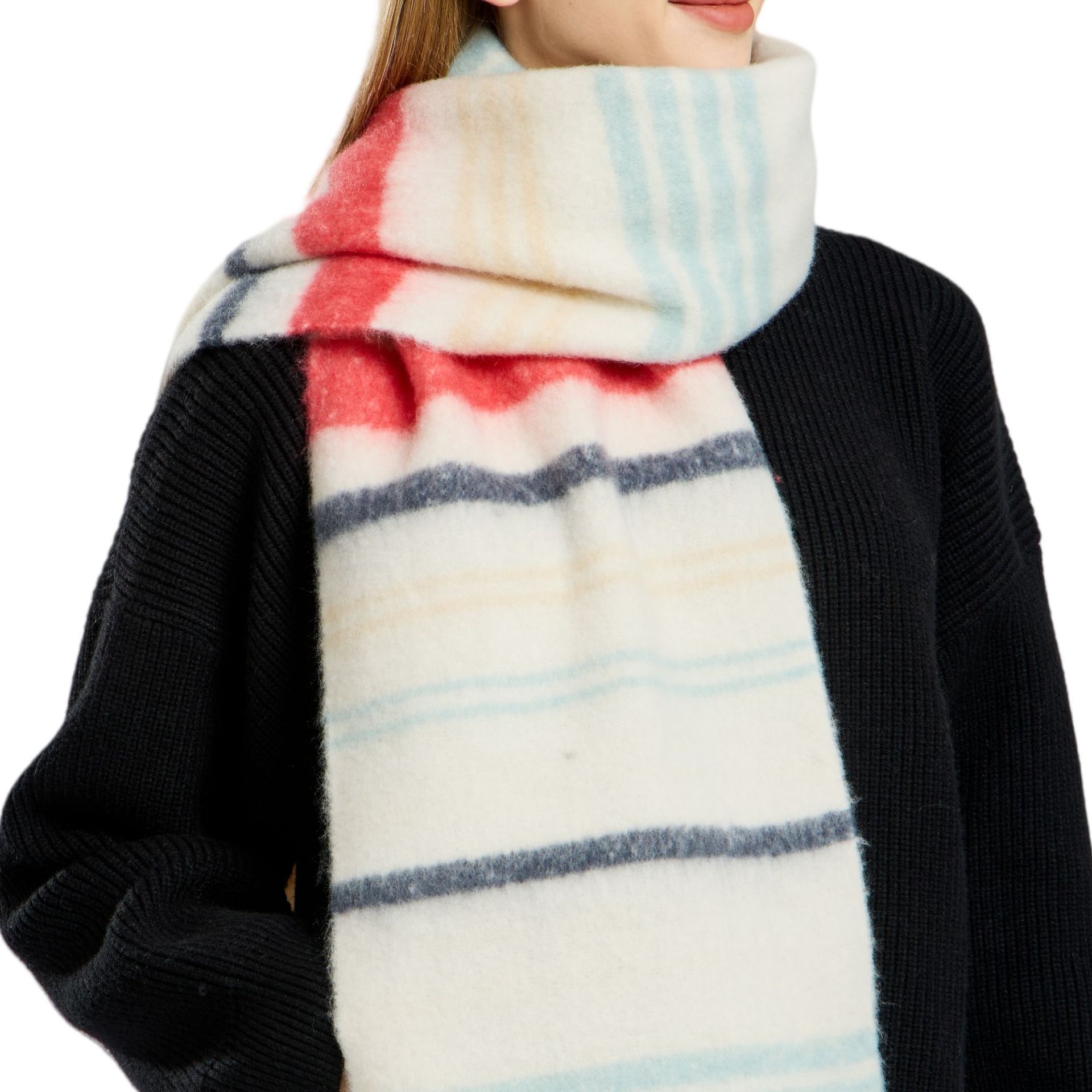 Large Soft Pashmina Shawl Wrap Scarf, 100% Wool,38*190cm - Image 2