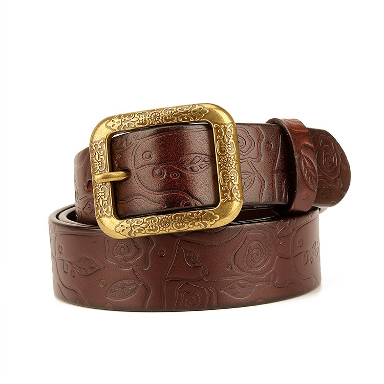 100% cowhide, 24k pure steel buckle belt - Image 4