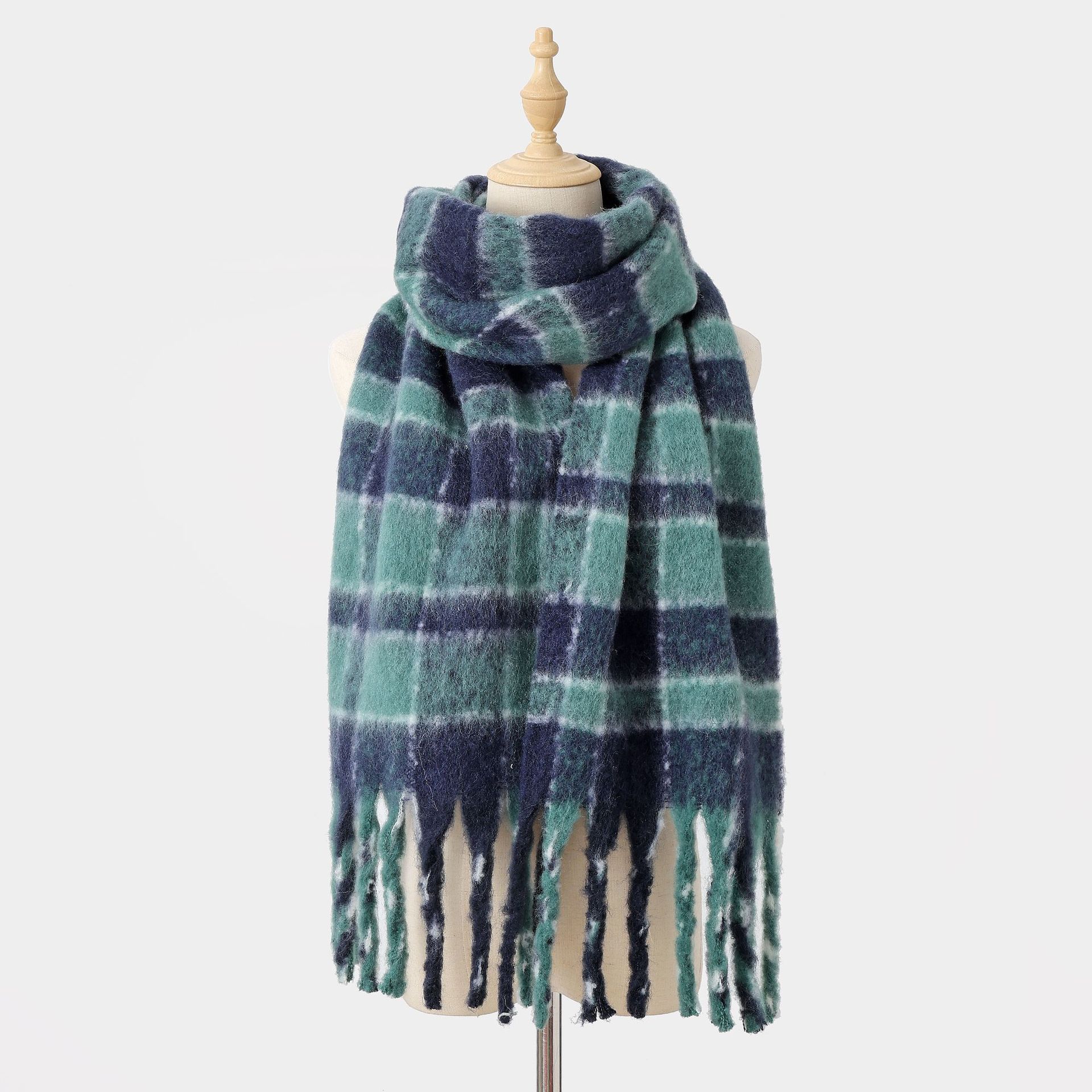 Winter Scarfs for Women, 100% Wool,60*190cm - Image 5